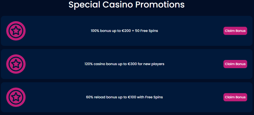 Bella Casino Bonus